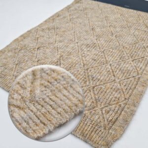 Beige Diamond Sanded Yarn | YN2025029-1