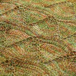 Green-Dominant Multicolored Fasciated Yarn | YN2023060