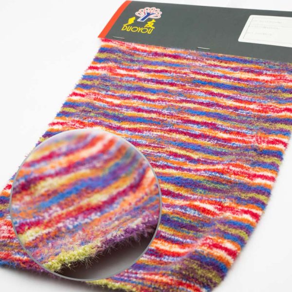 Rainbow Stripes Microfiber Yarn | YN2021086 - Image 2
