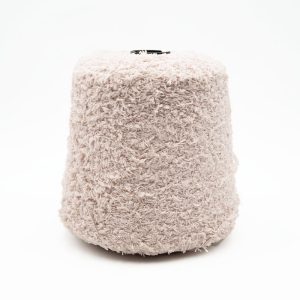 Pinkish White Microfiber Yarn