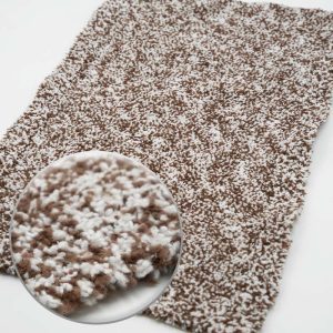 Snow & Chestnut Microfiber Yarn | YN2023040