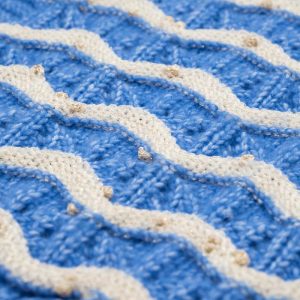 Blue and White Air Spary Yarn | YN2024045