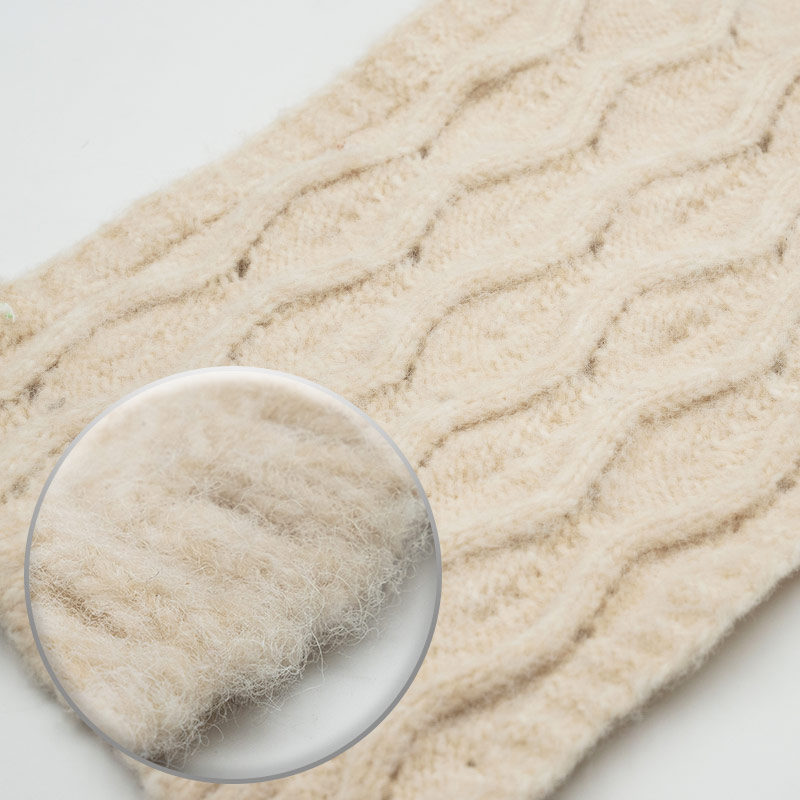 喷毛纱Air spary yarn 5s 95%Recycle Polyester 5%Wool (1)