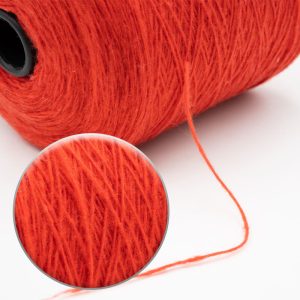 Orange Red Air Spary Yarn