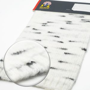 White with Black Flecks Air Spary Yarn | YN2024050