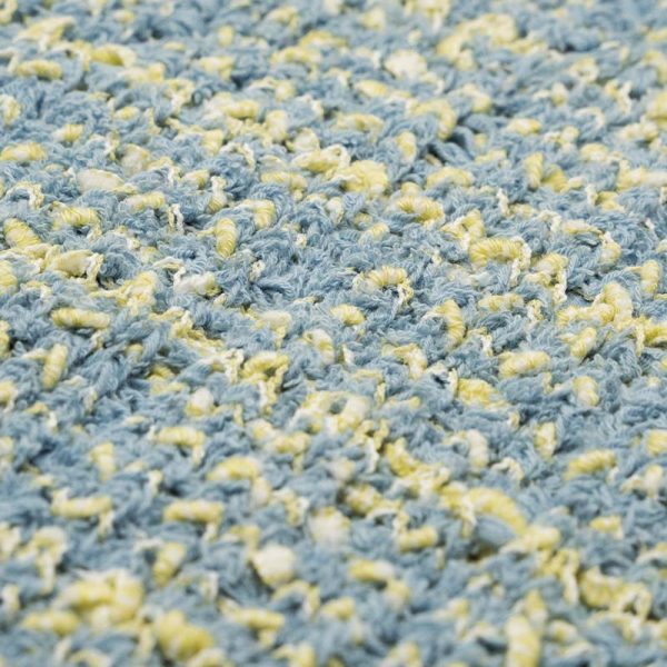 Blue with Gold Fleck Tape Yarn | YN2023009