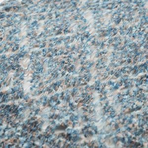 Blue Brown Accent Tape Yarn | YN2024072