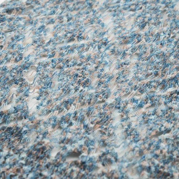 Blue Brown Accent Tape Yarn | YN2024072