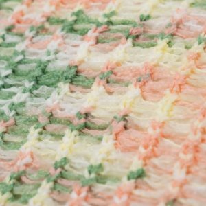 Pink Green White Nonwoven Yarn | YN2024052