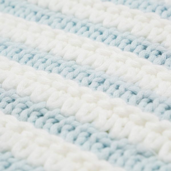 Blue Cloud Stripe Filled Yarn | YN2024054