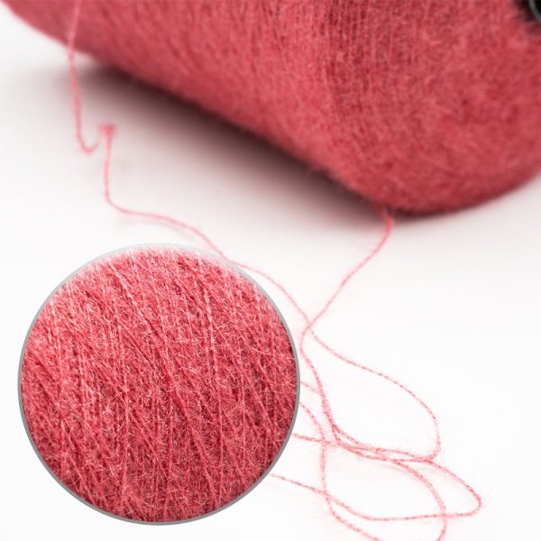 Vermilion Cat Hair Yarn - Image 2