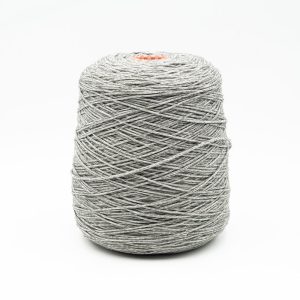 Metallic Silver Tube Yarn