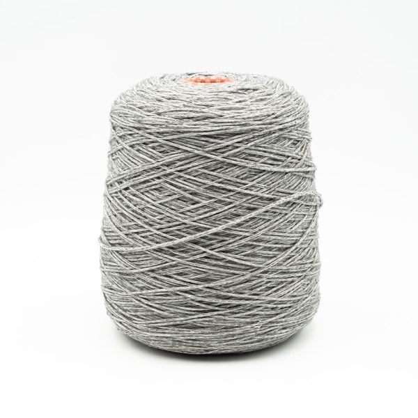 Metallic Silver Tube Yarn