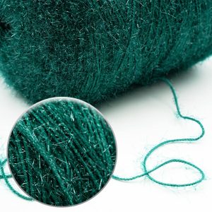 Deep Teal Feather Yarn