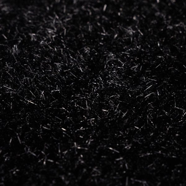 Midnight Silver Thread Feather Yarn | YN2024026