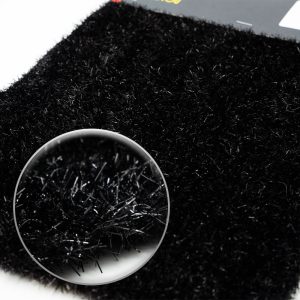 Midnight Silver Thread Feather Yarn | YN2024026