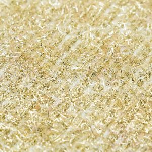 White-Threaded Gold Feather Yarn | YN2024063
