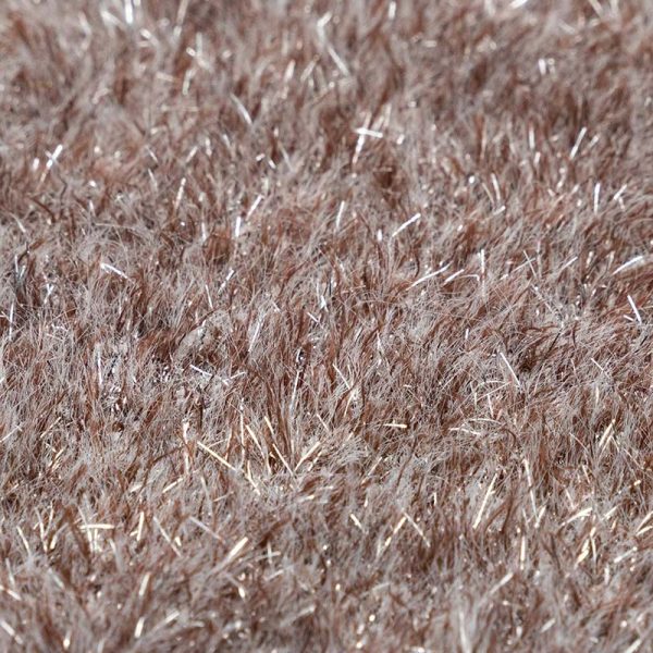 Brown & White Blend Feather Yarn | YN2023080