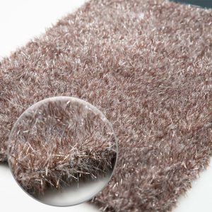 Brown & White Blend Feather Yarn | YN2023080