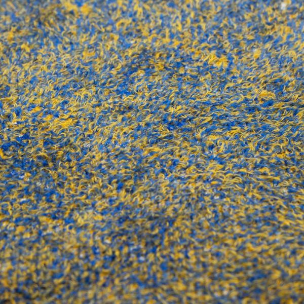 Blue-Yellow Blend Feather Yarn | YN2022030