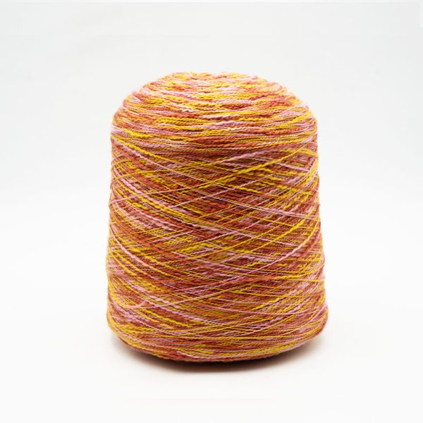 Morning Glow Brown Fancy Twisting Yarn