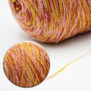 Morning Glow Brown Fancy Twisting Yarn