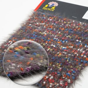Black with Color Dots Chrysanthemum Yarn | YN2024135-1