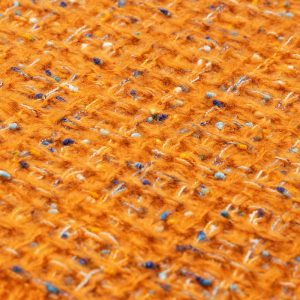 Orange with Sky Dots Chrysanthemum Yarn | YN2024122-1