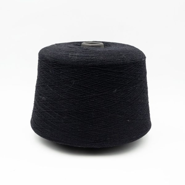 Jet Black Mink Yarn