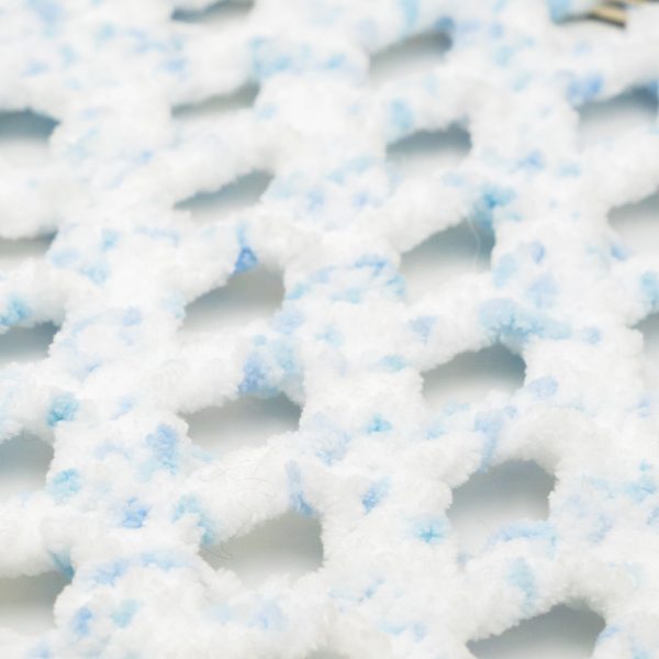 Snow Blue Chenille Yarn | YN2020045