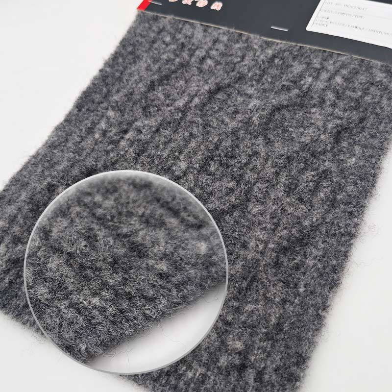 YN2025047 Sanded Yarn 1／9NM 47%Polyester31%Wool18%Nylon4%Spandex (1)