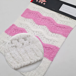 Pink and WhiteTape Yarn | YN2025067
