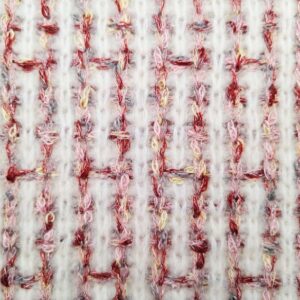 Red-white Tube Yarn + Air Spray Yarn | YN2025068-1