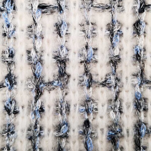 Blue-white Tube Yarn + Air Spray Yarn | YN2025068