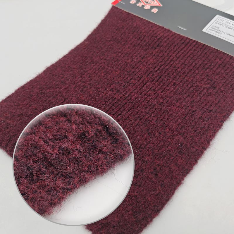 YN2025076 Sanded Yarn 1／9NM 55RYLIC／36%POLYESTER／6%WOOL／3%SPANDEX (2)